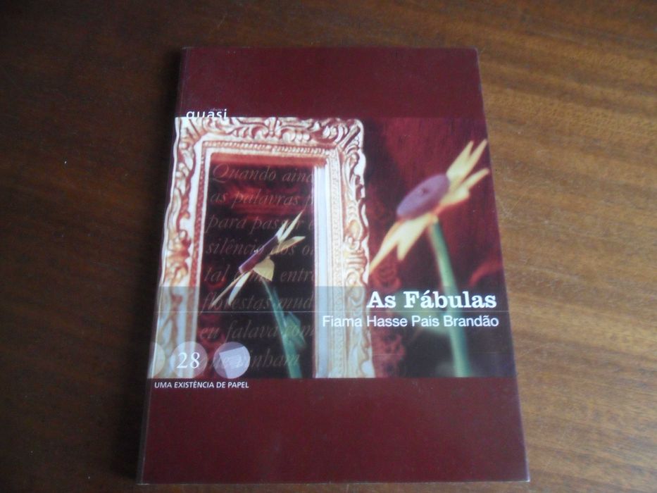 "AS FÁBULAS" de Fiama Hasse Pais Brandão - 1ª Edição de 2002