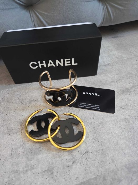 Komplet bransoletka i kolczyki Chanel