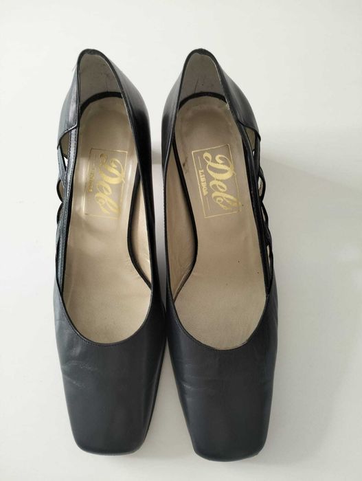 Sapatos Azuis com salto