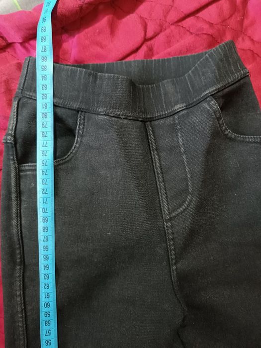 Джинсы для девочки на флисе зимние