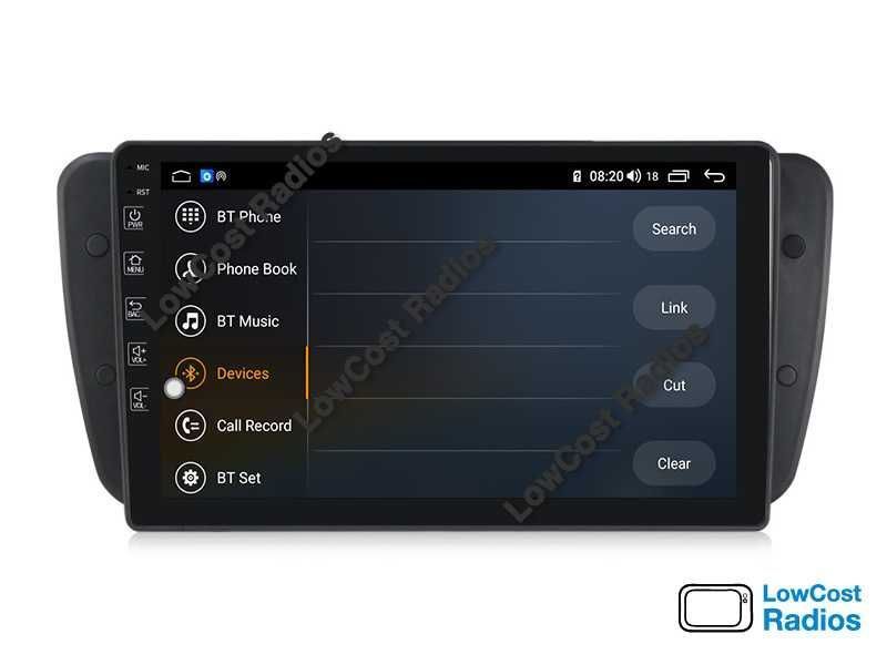 Auto Rádio GPS ANDROID Seat IBIZA 6J 2009 a 2013 - Wifi BT Multimédia