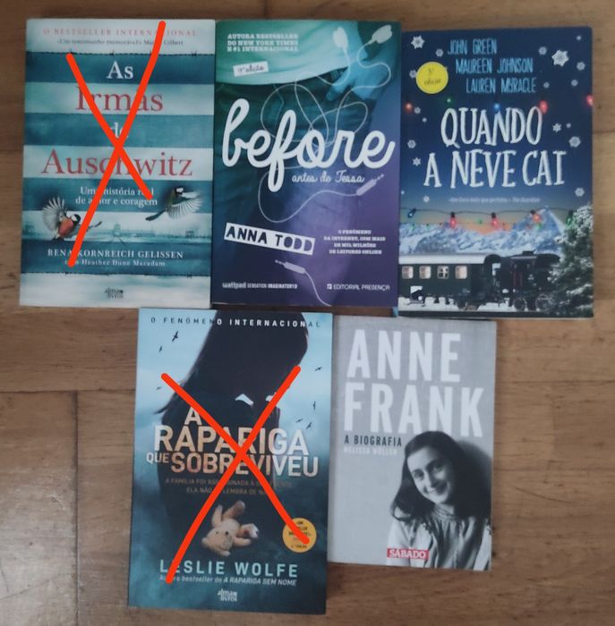 Livros vários - Best sellers internacionais