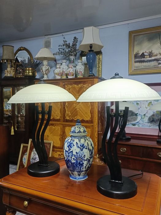 Пара настільних ламп в стилі ар-деко