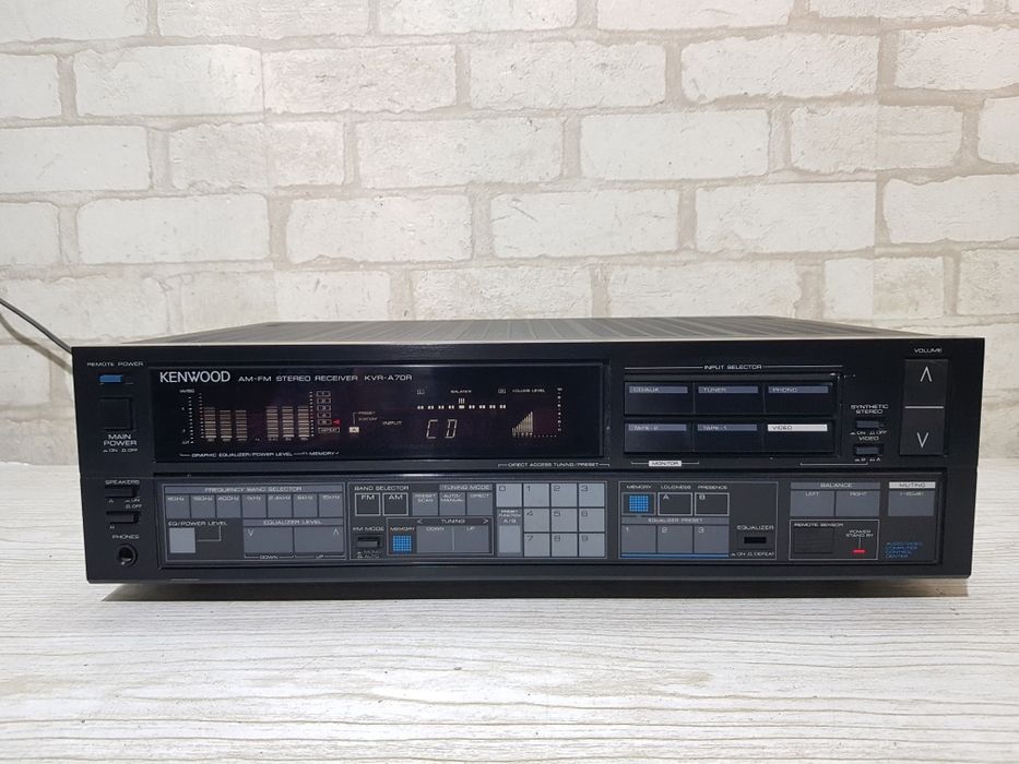 Пульт!FM/AM Стерео ресивер Kenwood KVR-A70 2х73Вт  б/у з  Німеччини