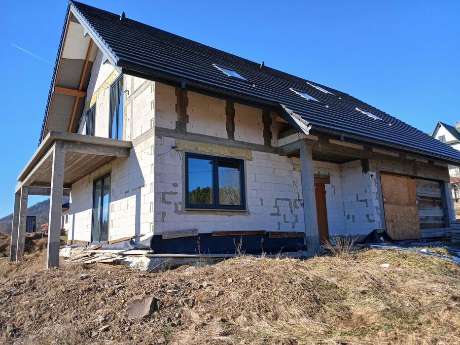 Dom jednorodzinny na dużej, słonecznej działce - Mszana Dolna