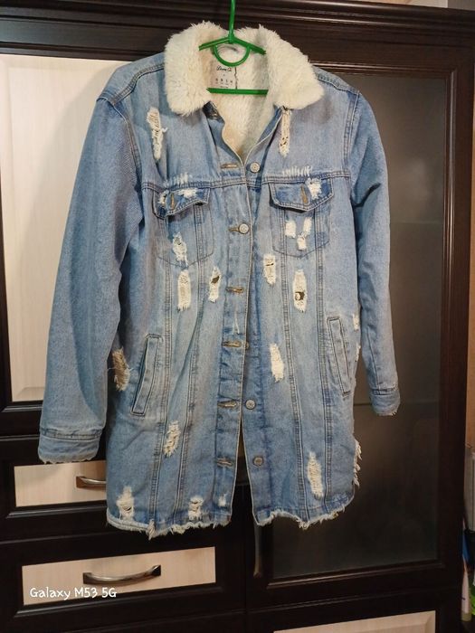 Джинсове пальто.