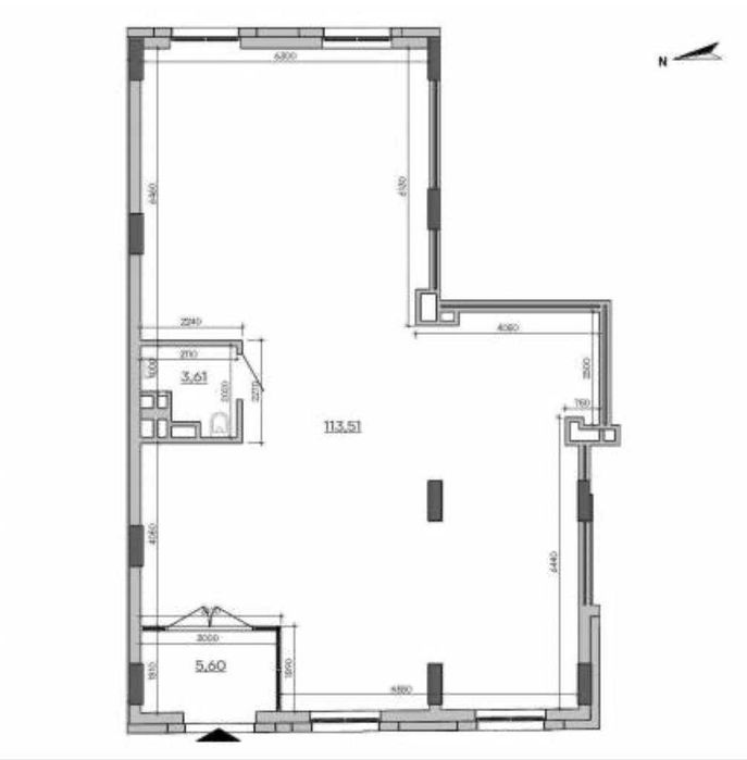 Продаж Фасадного приміщення 123 м2., вул. Промислова Без Комісії