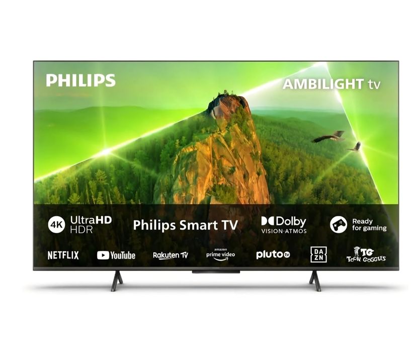 Nowy Philips 75cali 4K UHD HDMI 2.1 Ambilight DVB-T2 telewizor
