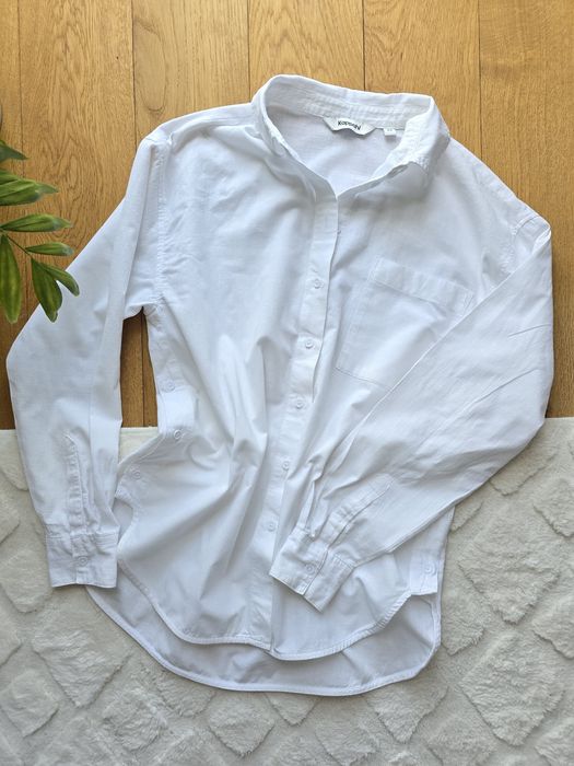 Koszula z zapięciem po bokach KappAhl XS oversize | JAK NOWA