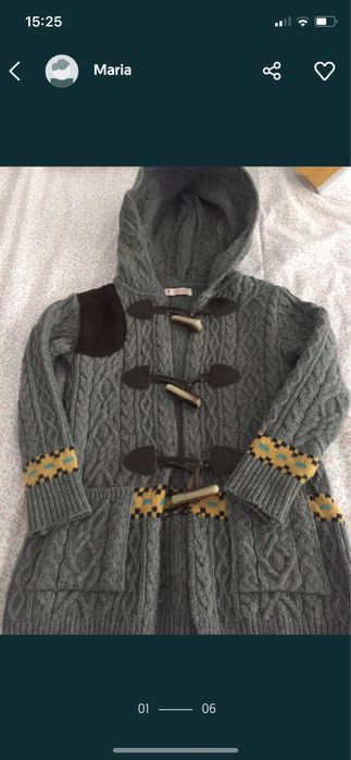 Casaco Lanidor 2/3 anos novo a estrear