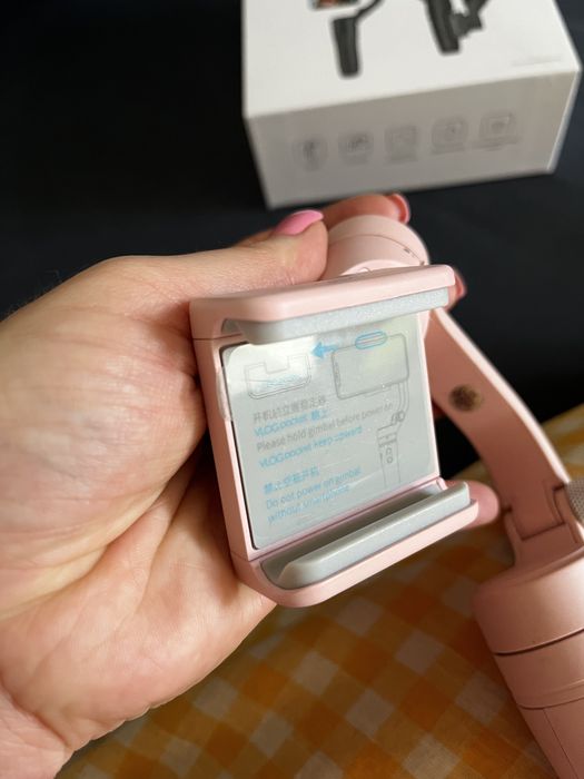 Gimbal FeiyuTech różowy pink statyw