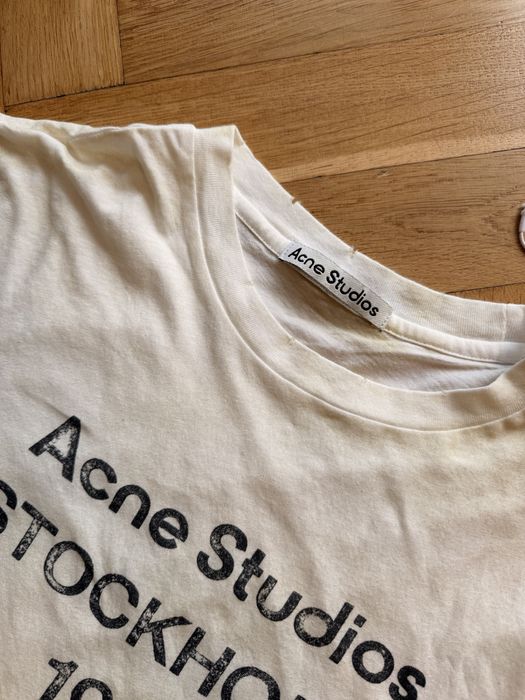 Acne Studios koszulka T shirt (S) biala