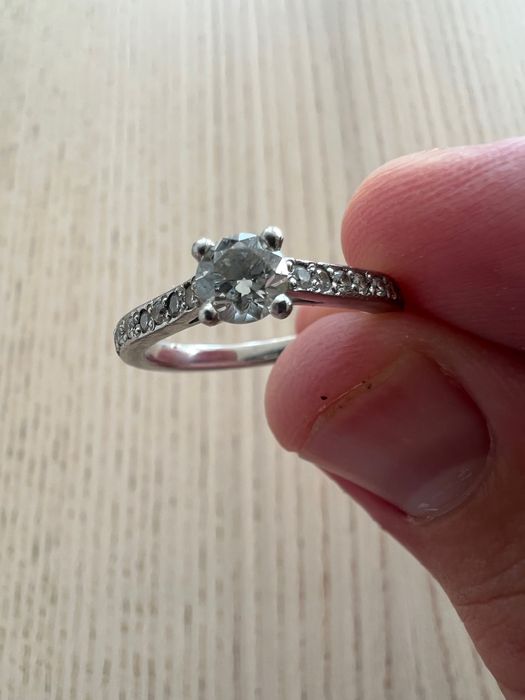 YES pierścionek zaręczynowy diament 0,5 CARATA