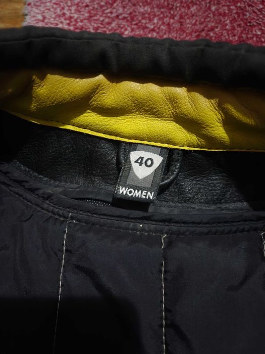 Casaco motard em pele para senhora tamanho 40 - M