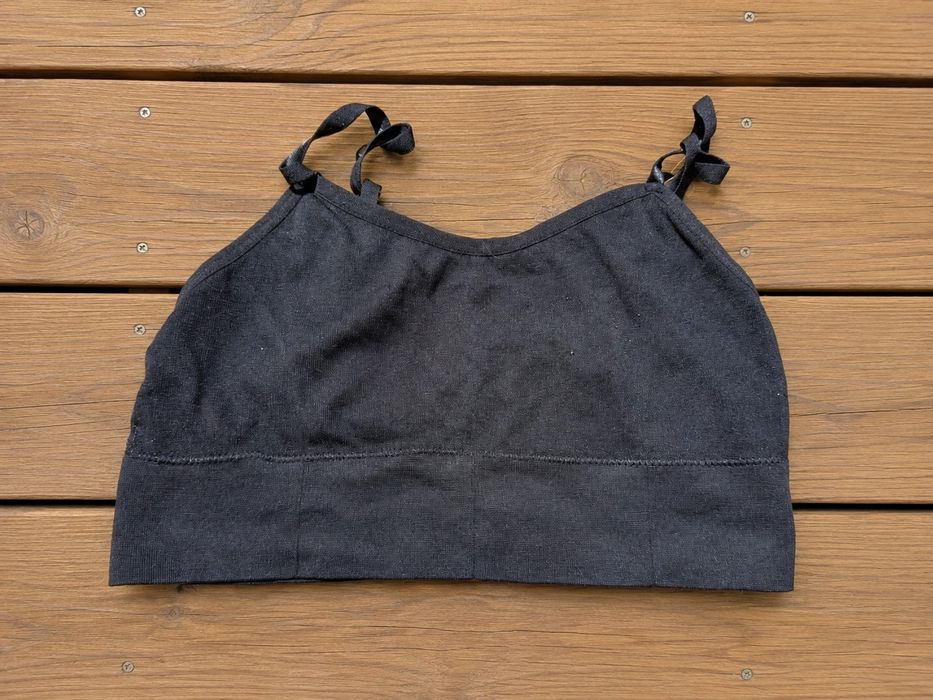 Top desportivo preto sem costuras ajustável | Black seamless adjustable sports bra top