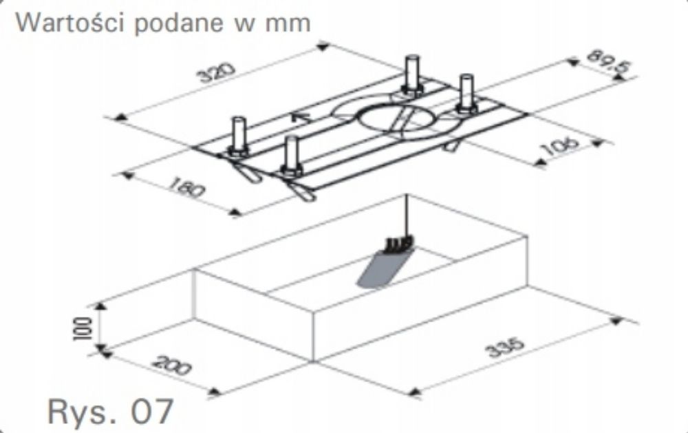 Postawa montażowa Faac 740 741