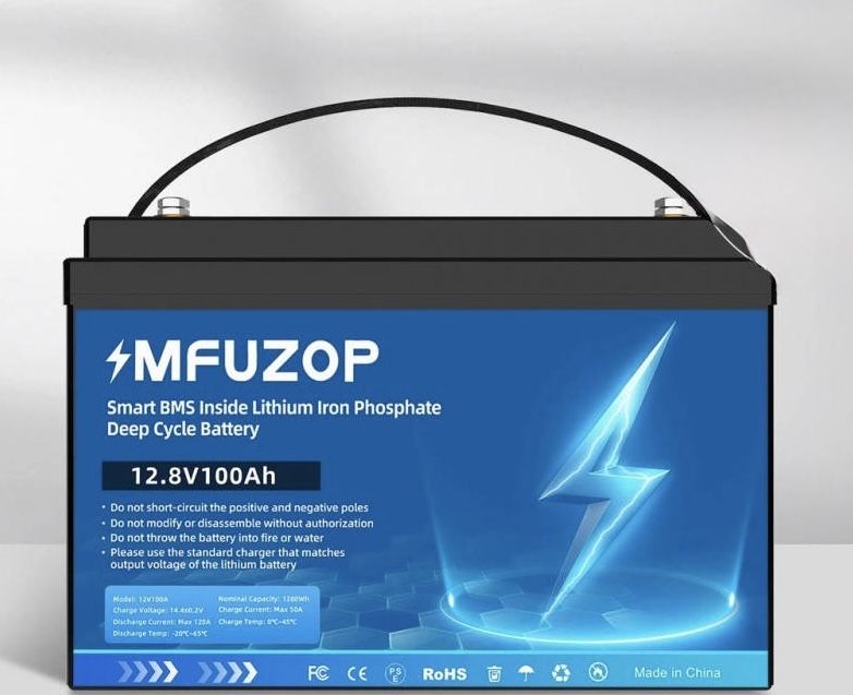 Акумулятор 12v 100h DatouBoss, літій-залізо-фосфатна батарея.