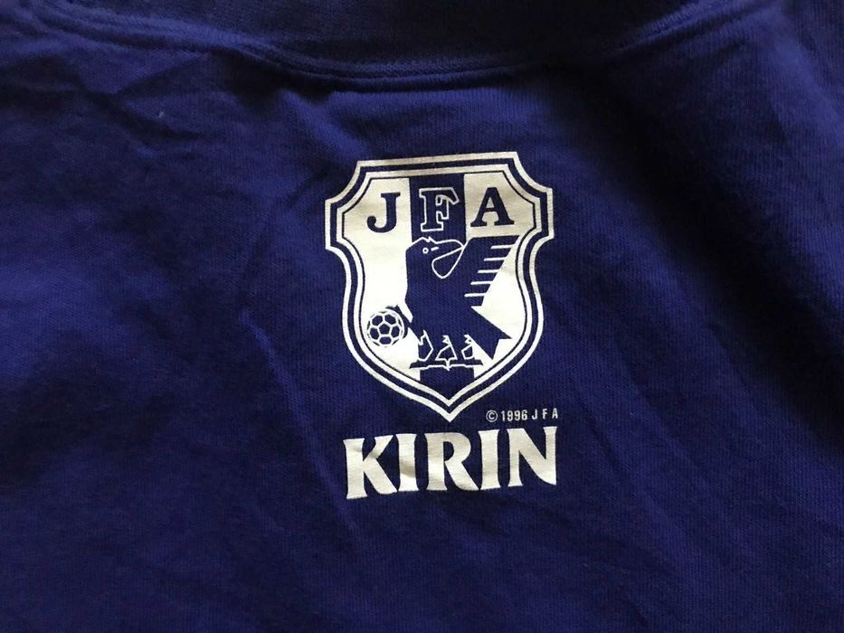 Винтаж футболка 90х Adidas Японский клуб Kirin JFA футбол Размер S