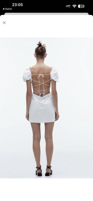 Лляна сукня zara