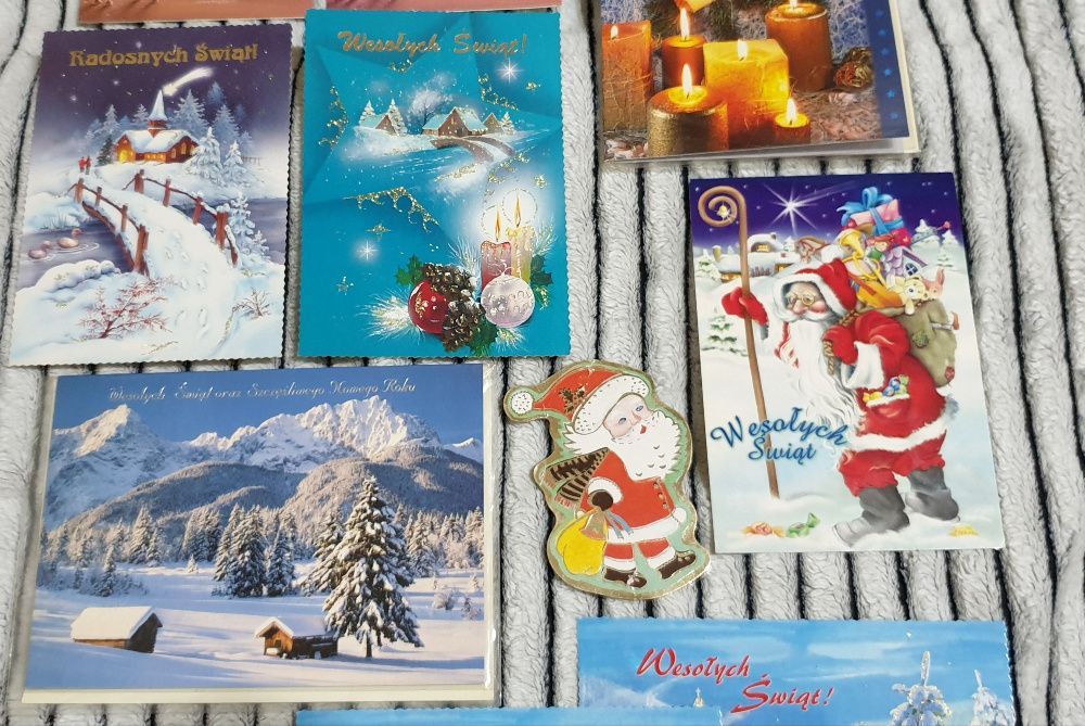 Boże Narodzenie stara kartka pocztowa pocztówka Wesołych Świąt