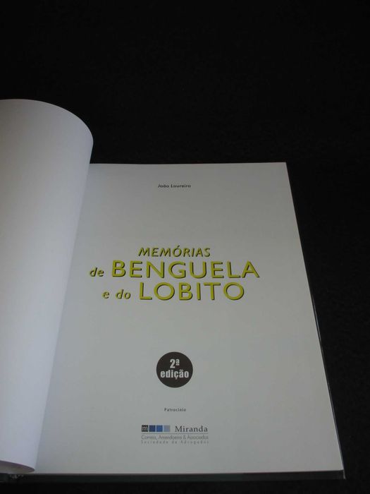 Livro Memórias Benguela e do Lobito João Loureiro