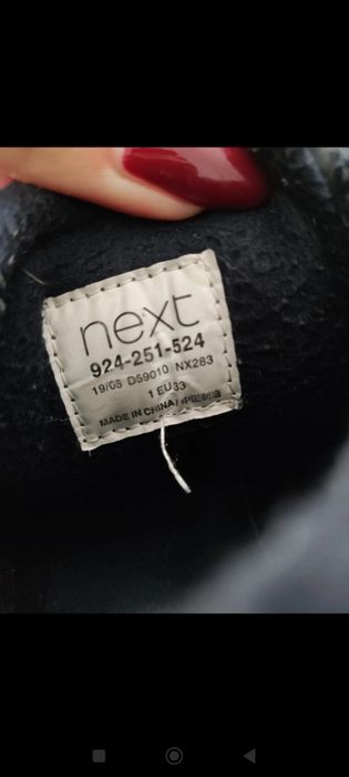 Buty przejściowe na rzepy Next 33