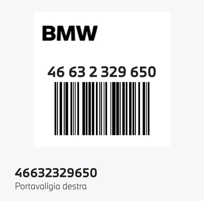 Suporte malas BMW