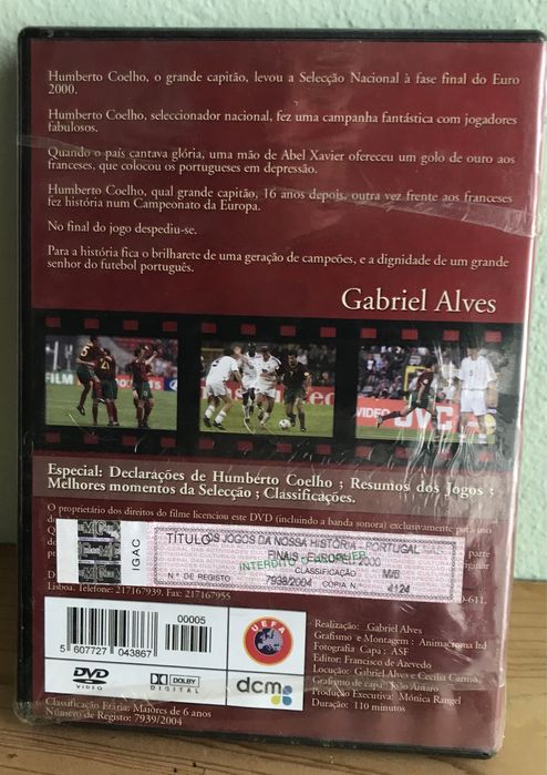 “Portugal nas Finais - Os jogos da nossa história.” DVD