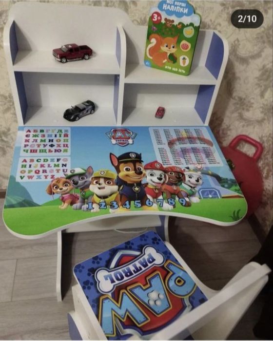Дитячий столик зі стільцем/парта
