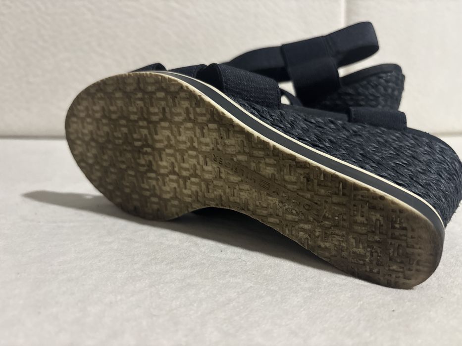 Espadryle koturny buty na obcasie Tommy Hilfiger