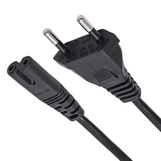 10xkabel zasilający Ósemka 1m-2m do radia tv