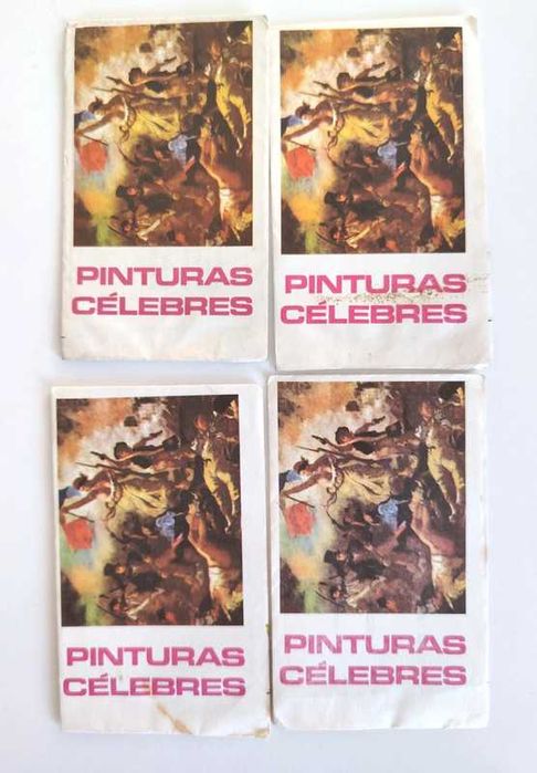 Pinturas célebres saquetas de cromos