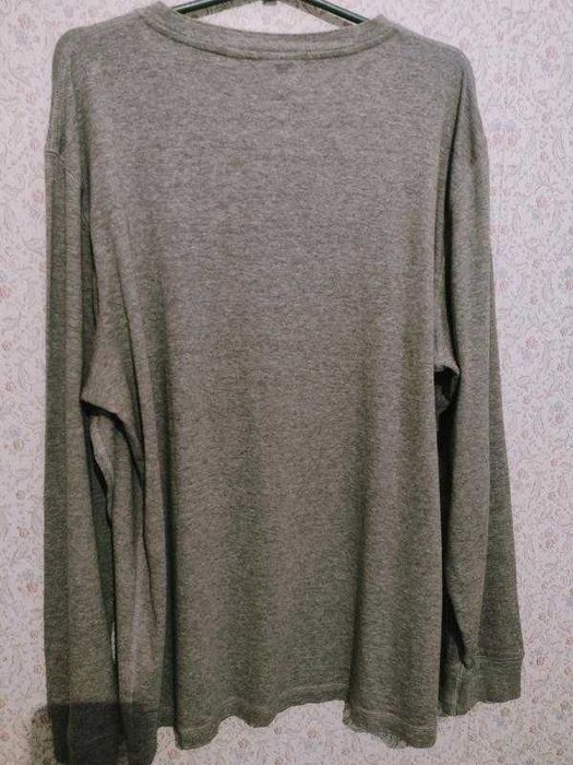 Батал! мужская футболка с длинным рукавом, серая.
Angels Jeanswear