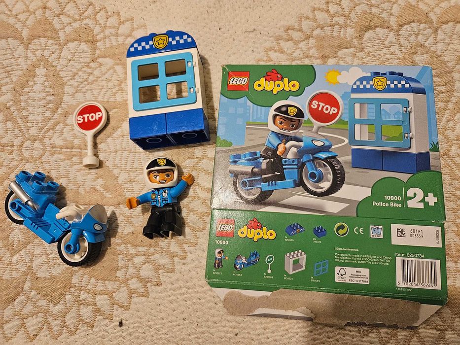 Klocki LEGO DUPLO 10900 Motocykl policyjny