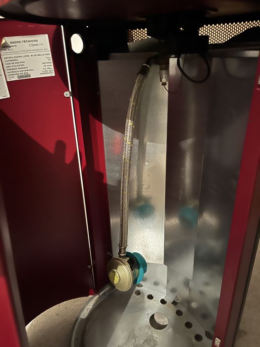 Aquecedor gás butano - chama azul chic - Rubis