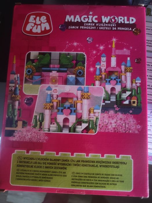 Klocki Ele Fun oraz puzzle 112 elementów