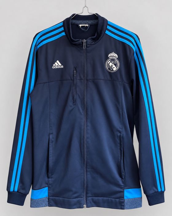 Casaco Adidas Real Madrid Azul Marinho | Track Jacket