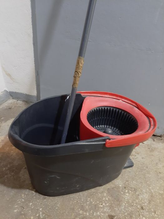 Wiadro vileda obrotowy turbo + Wiadro leifheit, mop