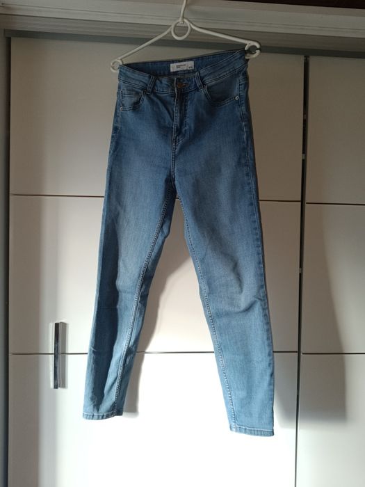 Jeansy high waist damskie