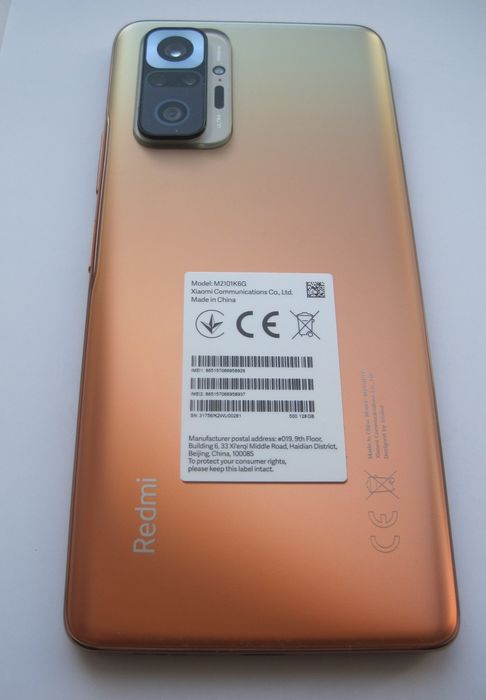 Xiaomi redmi note 10 pro 8/128 Gb