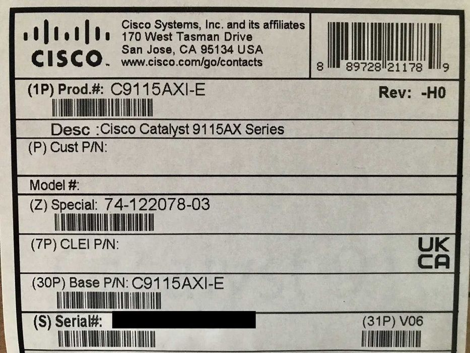 Точка доступу Cisco C9115AXI-E