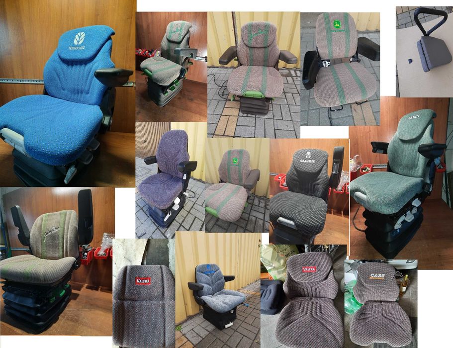 Fotele pneumatyczne Grammer regeneracja tapicerska i mechaniczna