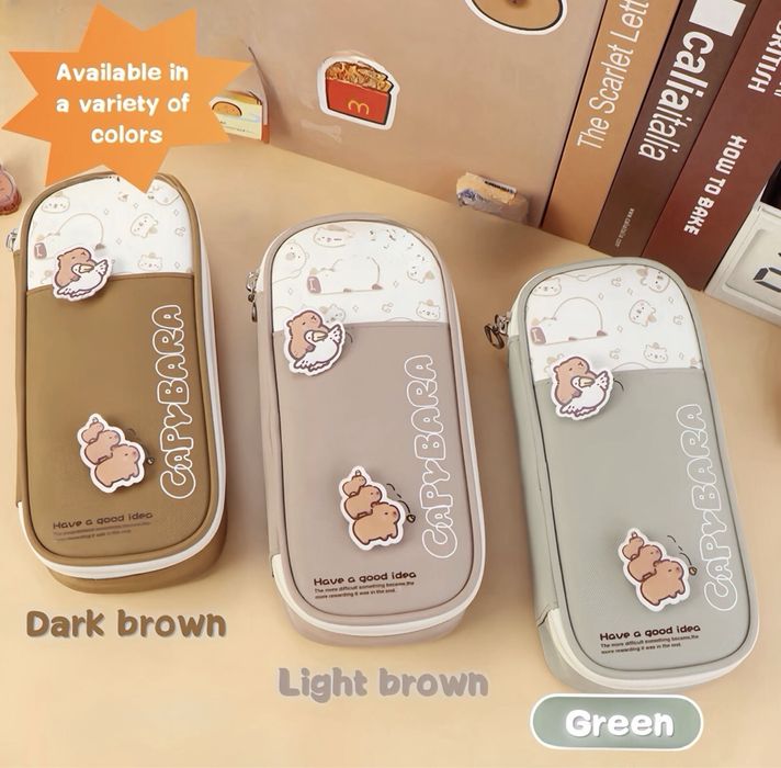 Школьный пенал Капибара Capybara шкільний пенал Капібара + подарунки