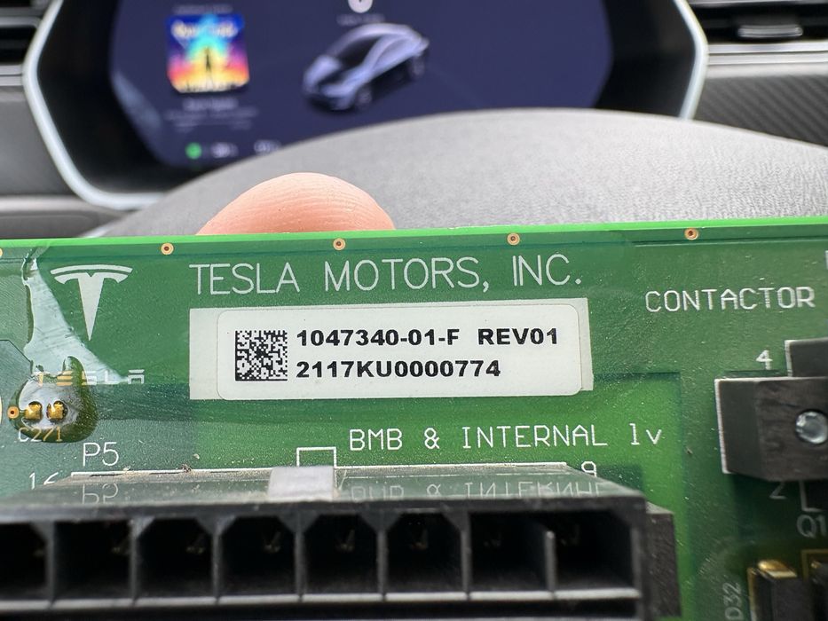 Головна плата BMS акумулятора Tesla model X 100kwt