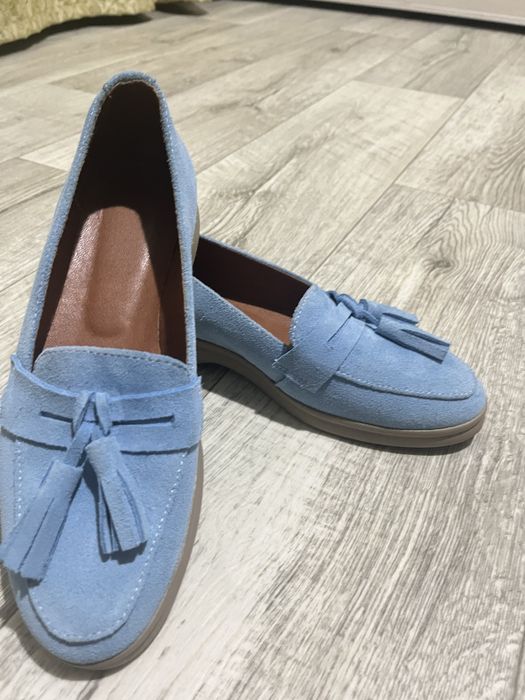 Туфлі замшеві