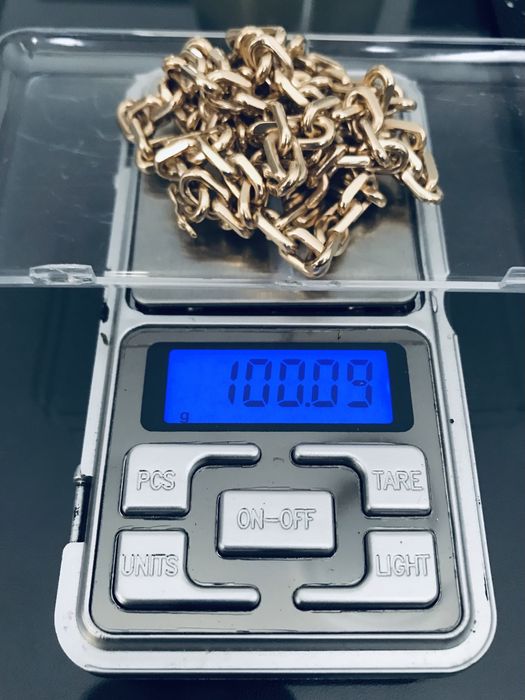 Złoty łancuch Ankier kuty 100g 14k 585p