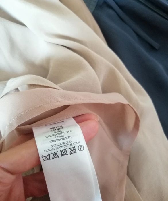 Armani Exchange spódnica jedwab mulberry