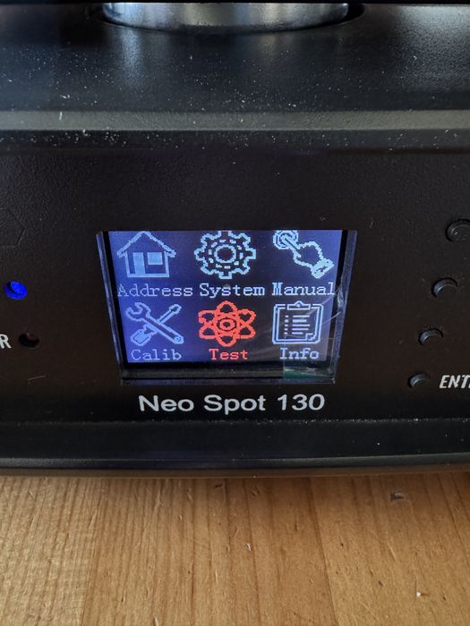 2xEVOLIGHTS NEO SPOT 130W głowica ruchoma LED + CASE + PRZEWODY  5metrów
