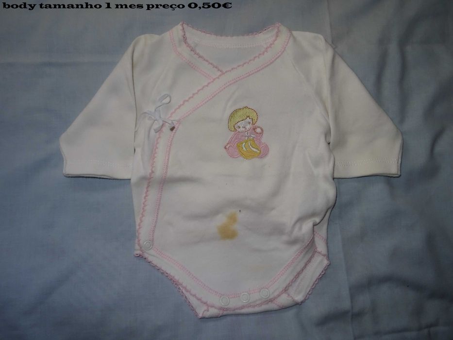 babygrows e bodys recem nascido a 1 ano outono/inverno