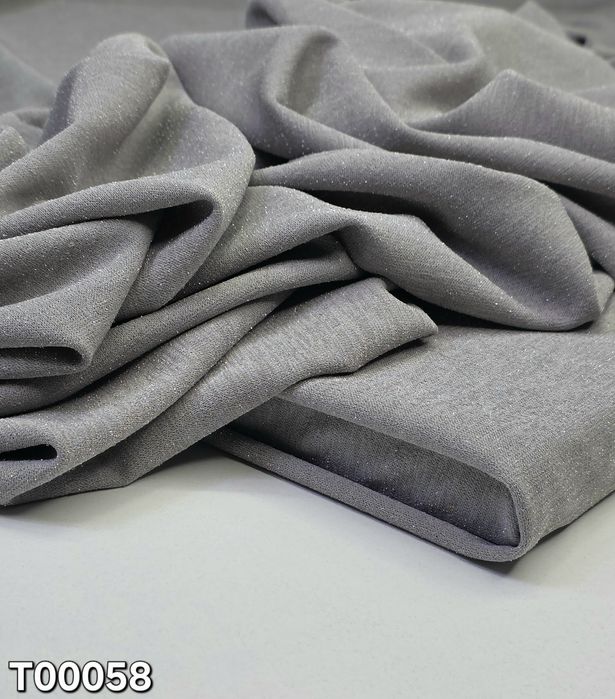 Ткань креп дайвинг с люрексом опт и розница.